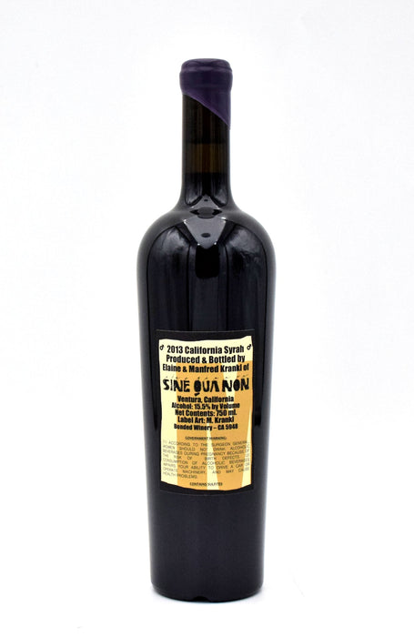 2013 Sine Qua Non 'Male' Syrah