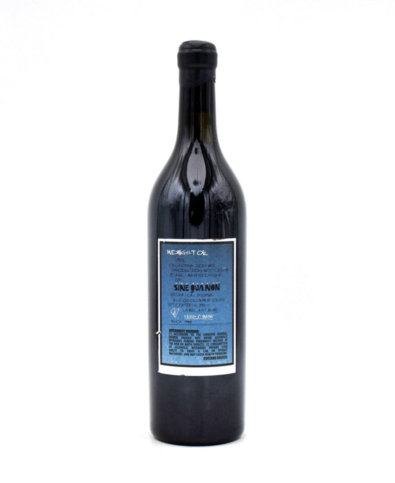 2001 Sine Qua Non 'Midnight Oil' Syrah