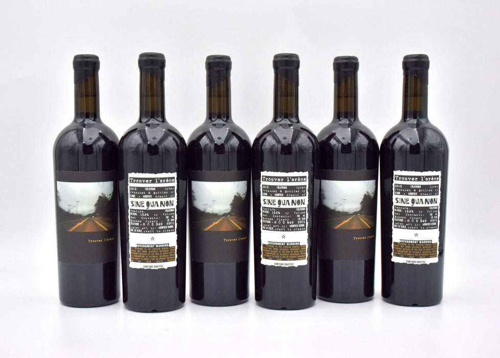 2015 Sine Qua Non Trouvere L'arone Syrah