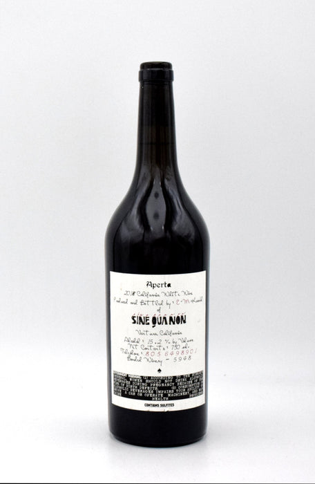 2018 Sine Qua Non Aperta White Wine