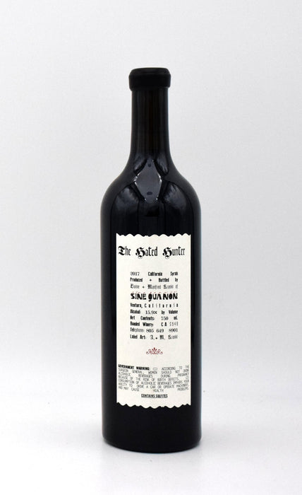 2017 Sine Qua Non The Hated Hunter Syrah