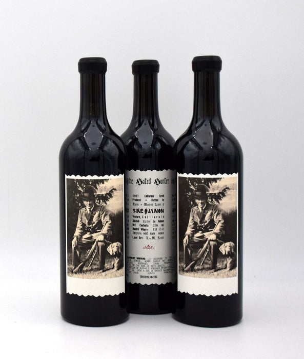 2017 Sine Qua Non The Hated Hunter Syrah