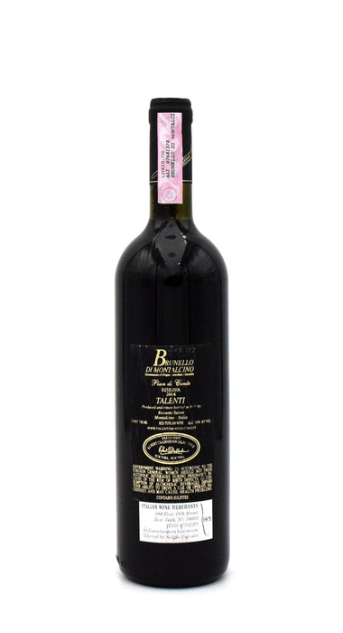 2004 Talenti Brunello Di Montalcino Pian di Conte Riserva