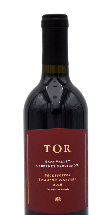 2016 Tor Wines Beckstoffer To Kalon Vineyard Cabernet Sauvignon