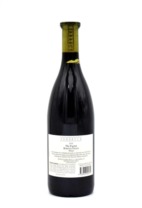2010 Torbreck 'The Factor' Shiraz