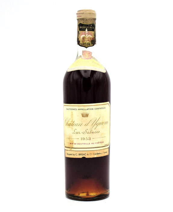 1953 Chateau d'Yquem (Low Shoulder)