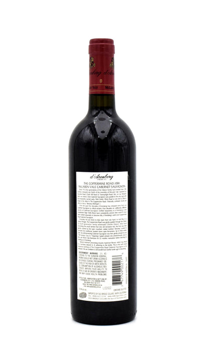 2000 d'Arenberg 'The Coppermine Road' Cabernet Sauvignon