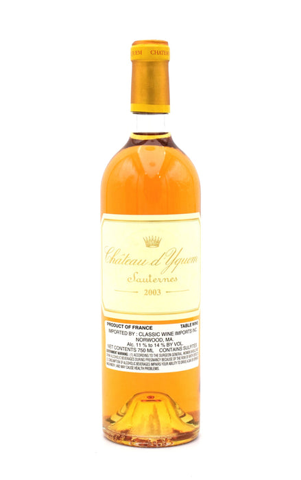 2003 Chateau d'Yquem